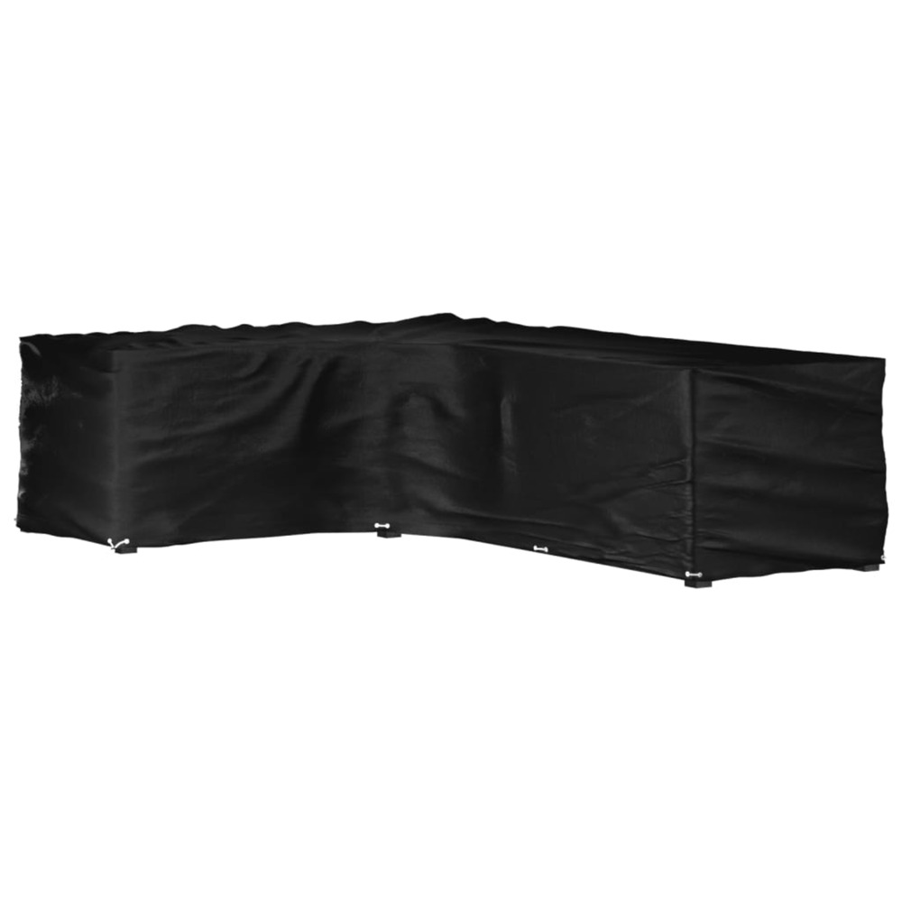 Housse de salon de jardin en forme de l 18 œillets 220x285x80cm