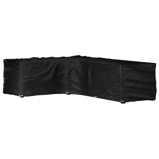 Housse de salon de jardin en forme de l 18 œillets 220x285x80cm