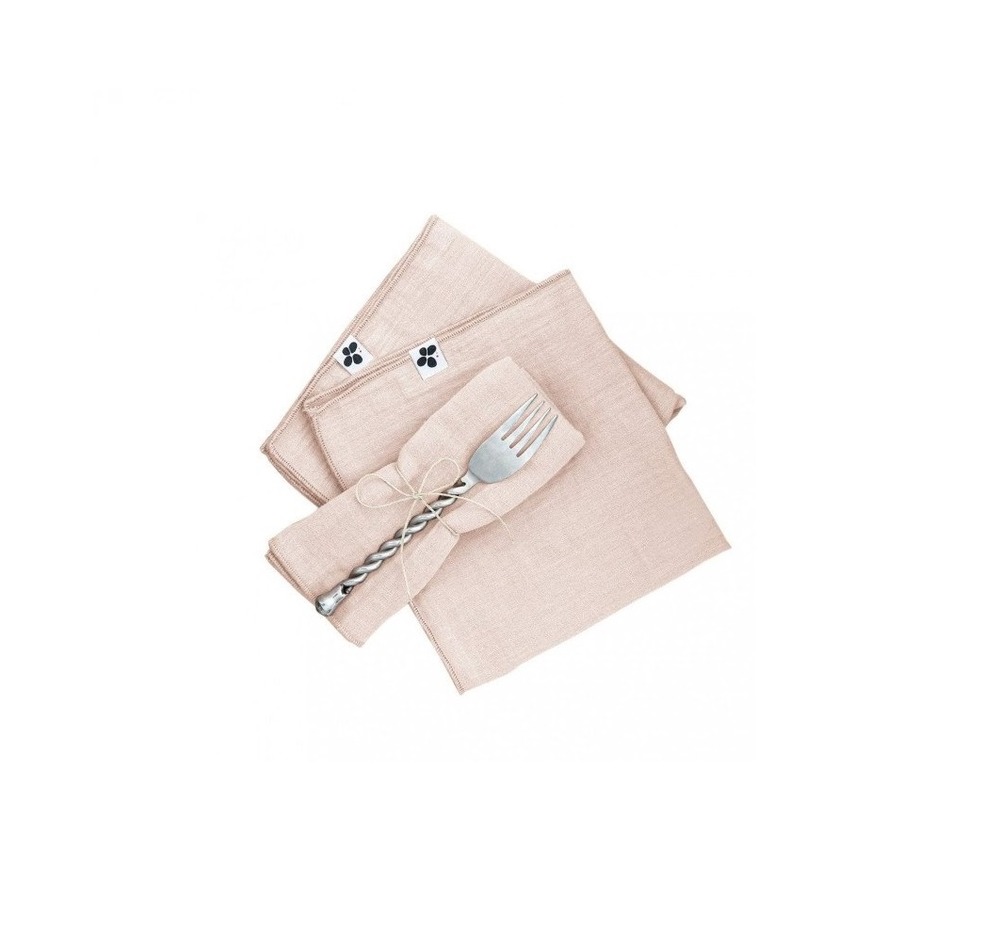 3 serviettes de table gaia