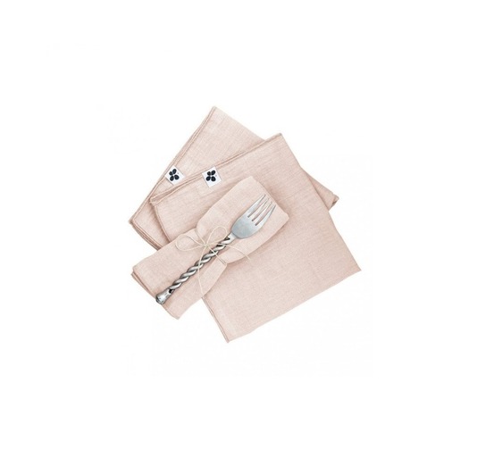 3 serviettes de table gaia