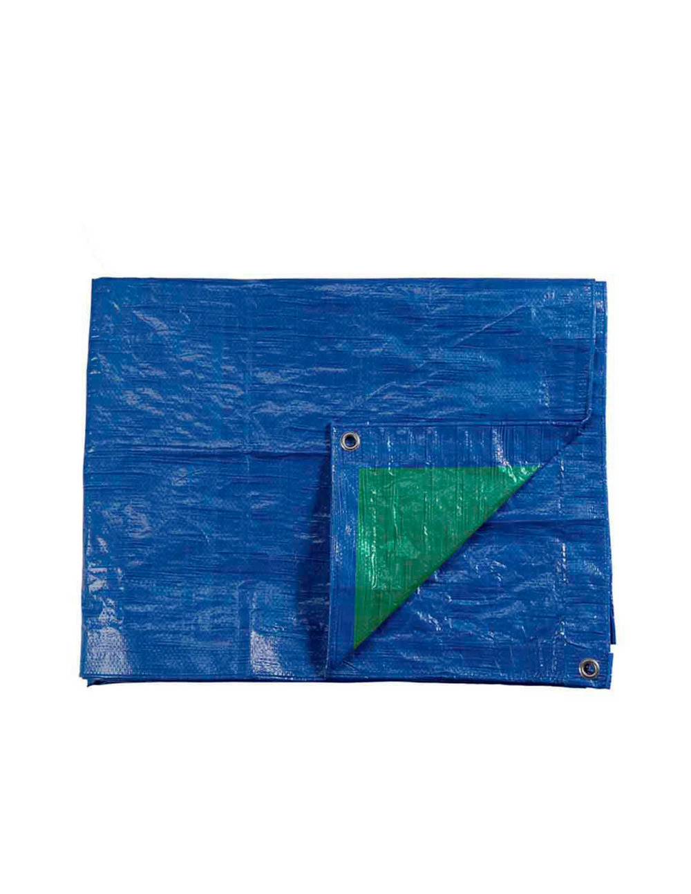 Bache 2x3m double face. Couleur bleu/vert. Densité 90g/m² edm