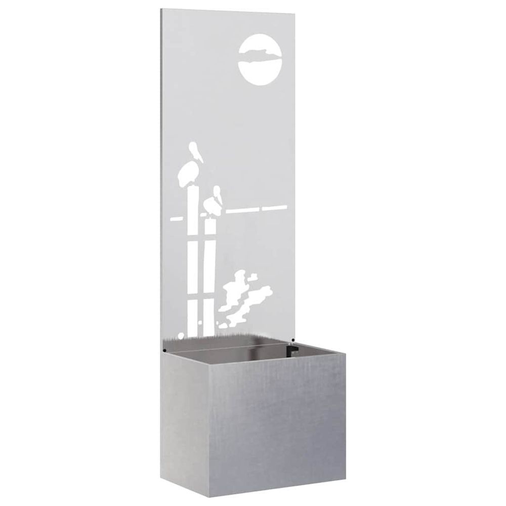 Écran de confidentialité de jardin argent 50 x 32 x 150 cm