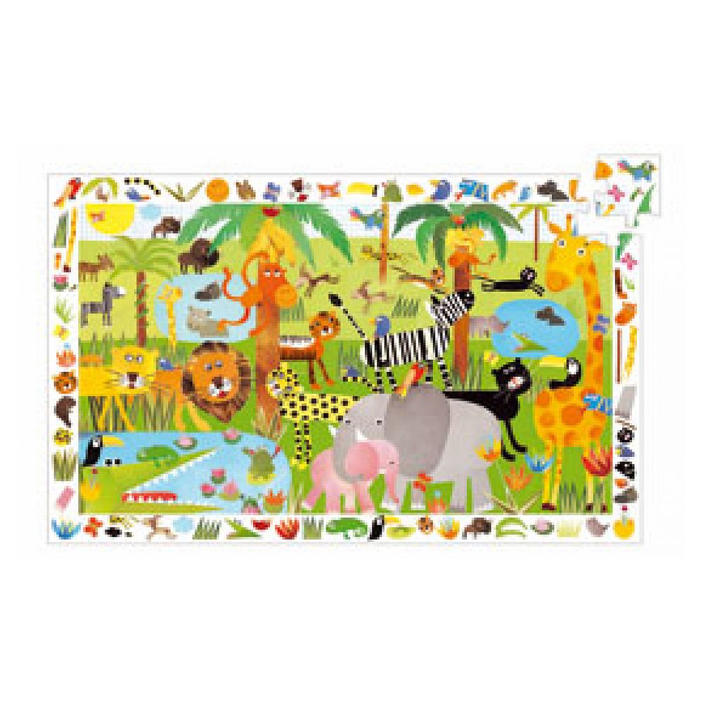 Puzzle observation 35p la jungle
