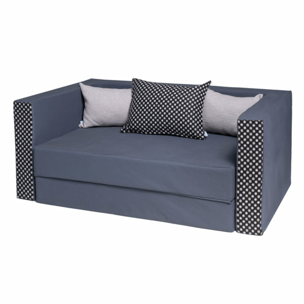 Gasparini | canapé d’extérieur cozip anthracite et valentin| 170 x 105 x 70 cm