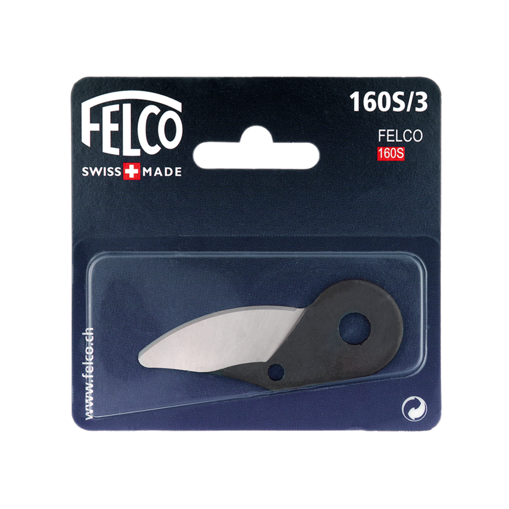 Felco lame de rechange 160s/3 pour sécateur felco 600 (longueur 160 mm, lame pour sécateur, montage facile)