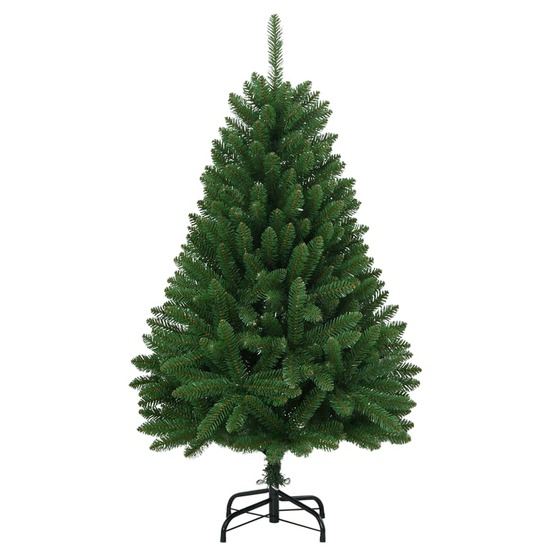 Sapin de noël artificiel à charnières avec support vert 120 cm