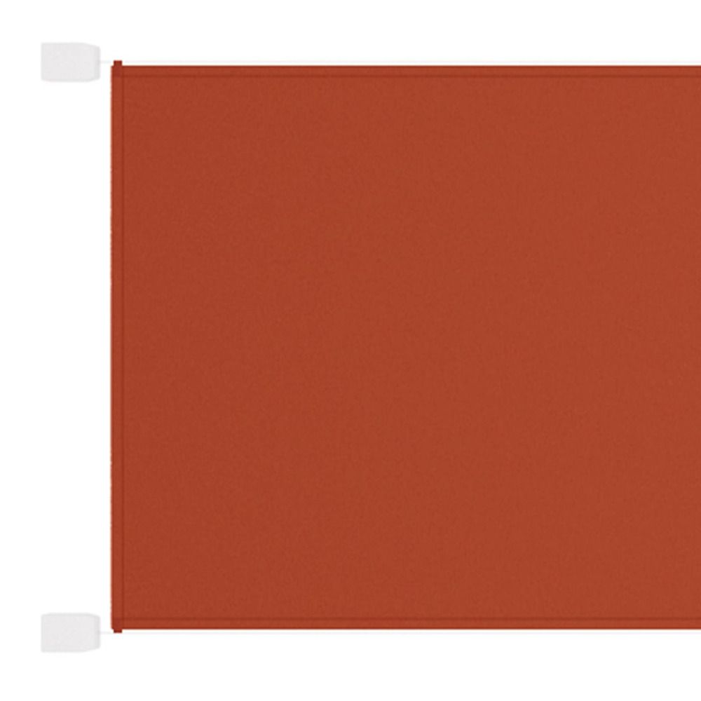 Auvent vertical terre cuite 140x360 cm tissu oxford