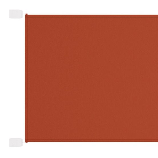 Auvent vertical terre cuite 140x360 cm tissu oxford
