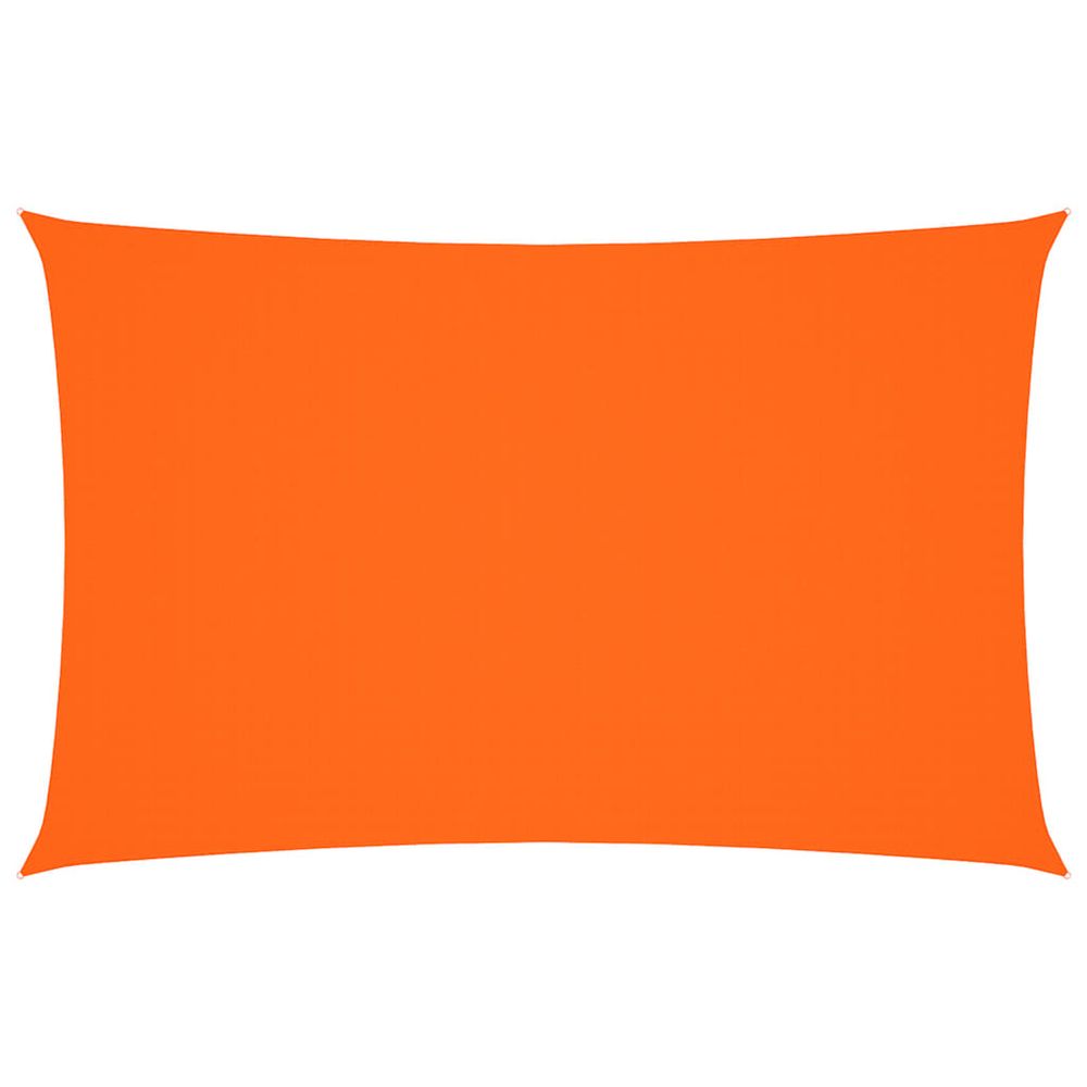 Voile de parasol tissu oxford rectangulaire 5x8 m orange