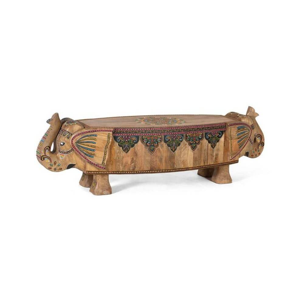 Banc bois marron - danaé décoration d'autrefois