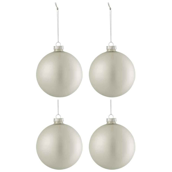 Lot de 4 boules de noël