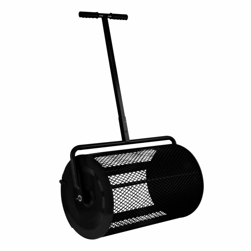 Rouleau epandeur à compost 80 l – noir