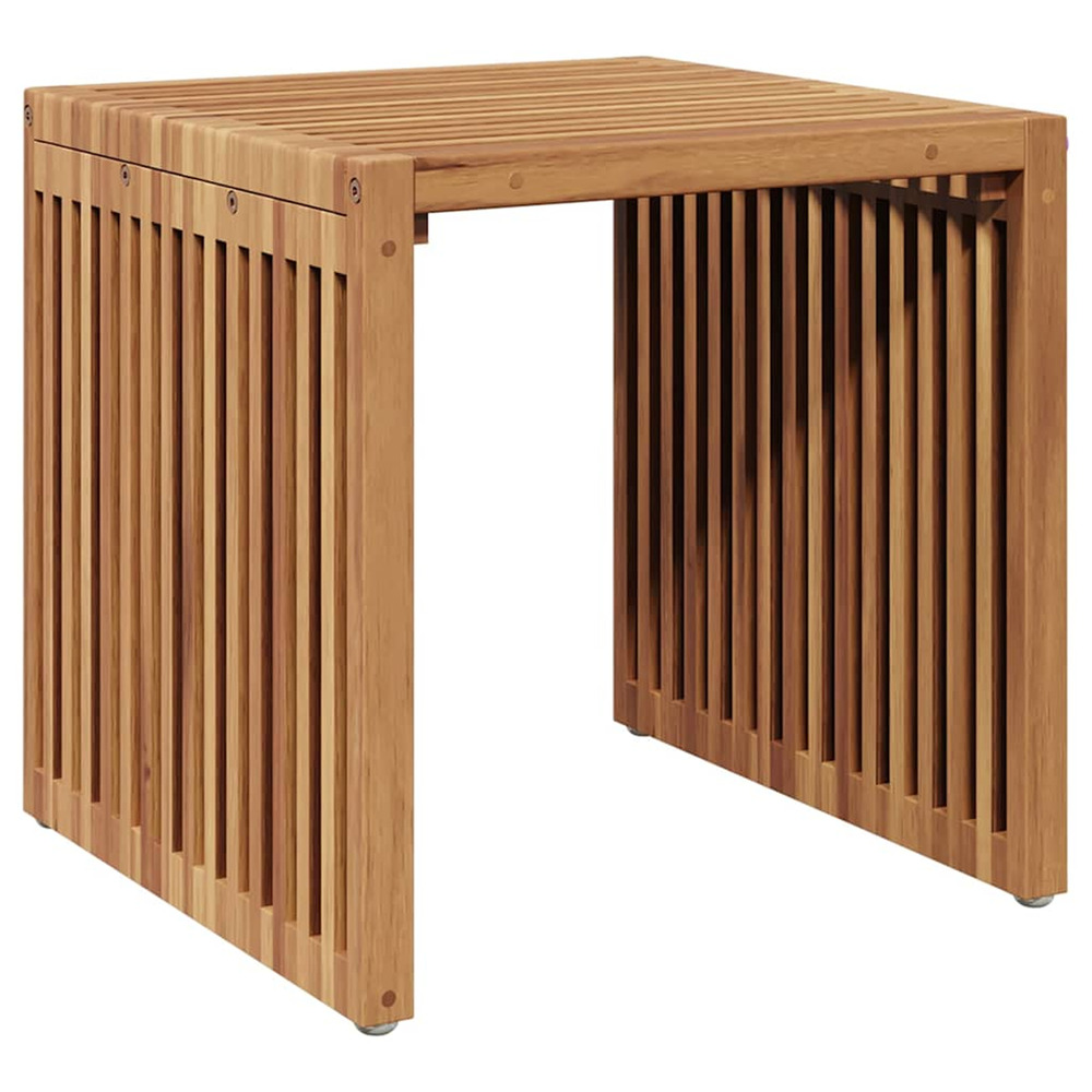 Table d'appoint de jardin marron 45 x 42,5 x 45 cm