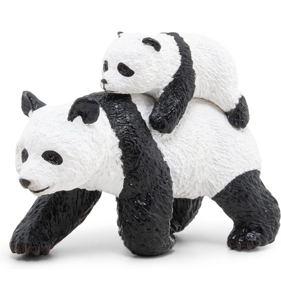 Figurine panda et son bébé