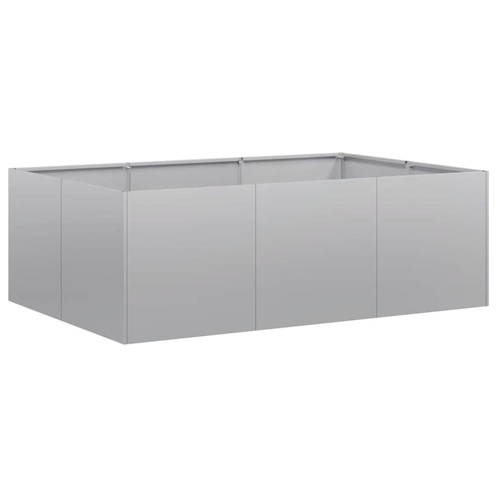 Jardinière d'extérieur 120x80x40 cm acier galvanisé