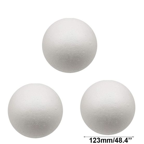 Boules de noël en polystyrène - 15 cm