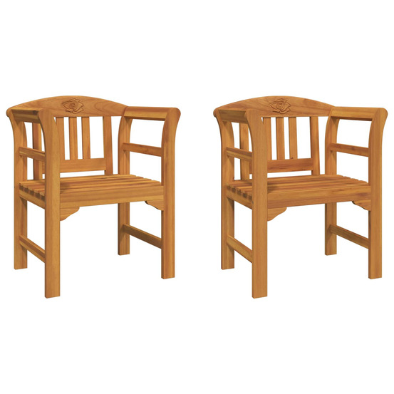 Banc rose naturel 68,5 x 46 x 82,5 cm bois d'acacia massif