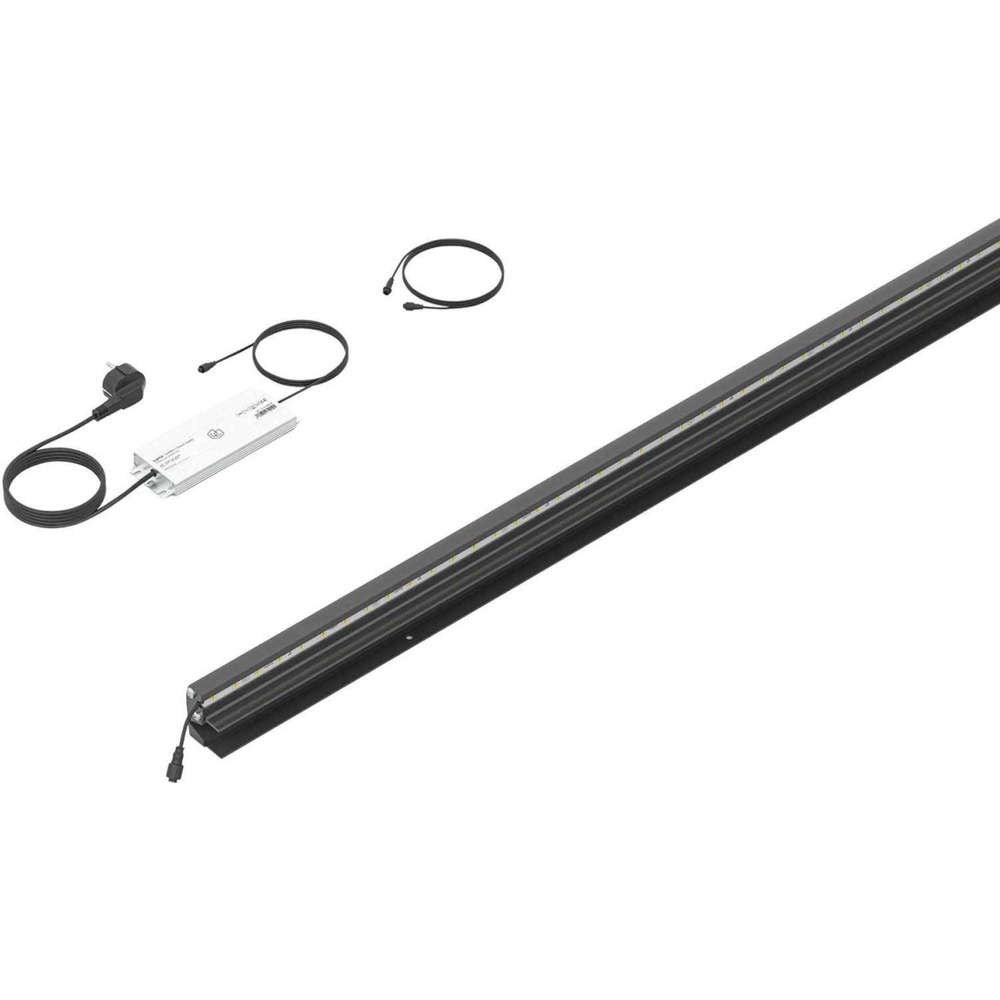 Set 1 barette lumineuse transformateur et prolongateur pour clôture composite 1.