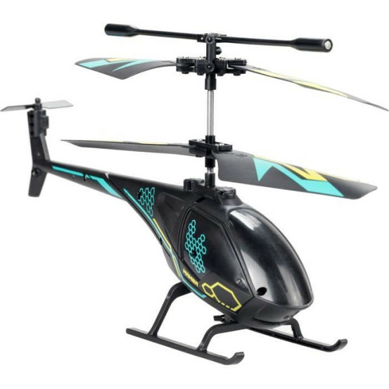 Hélicoptere télécommandé air mamba - flybotic - technologie infrarouge - 2 canaux - noir et bleu