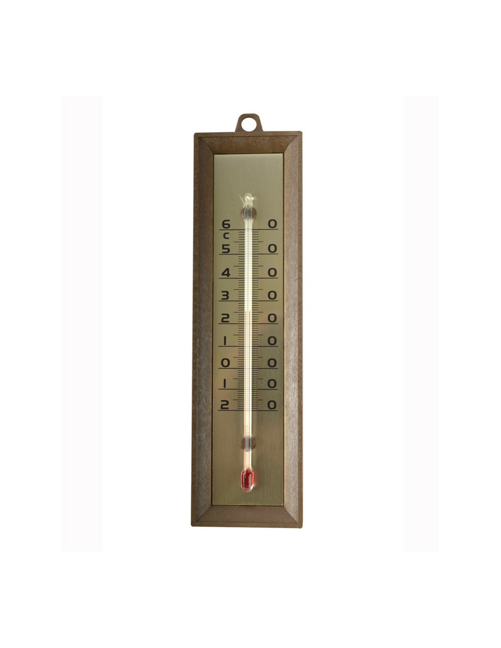 Thermometre plastique et plaq alu - stil