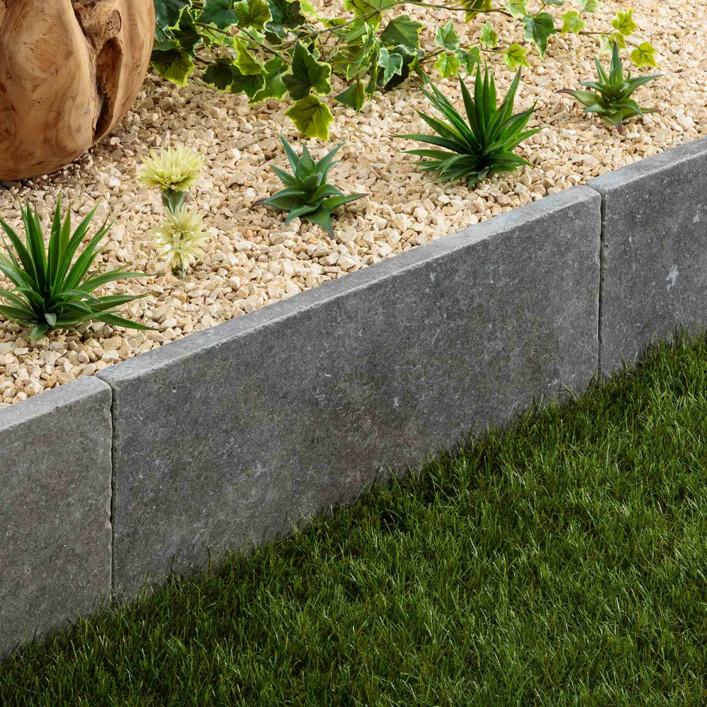 Bordure de jardin pierre d'egypte grise 60x30x3 cm (à l'unité) - ro'ma nature