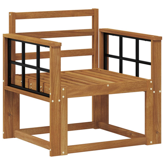 Canapé d’extérieur bois d'acacia massif naturel