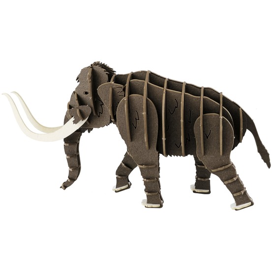Maquette 3d en papier mammouth