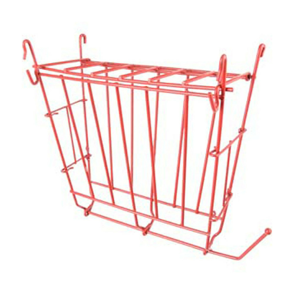 Râtelier à nourriture refermable + support à fruit rouge 17 x 8.5 x 20 cm p