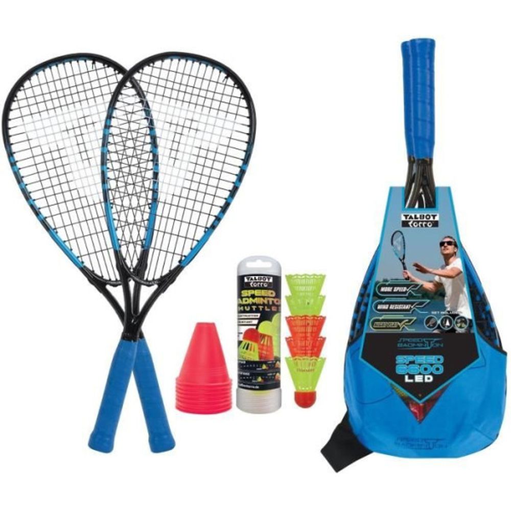 Set de speedbadminton - schildkröt - set speed 6600 led