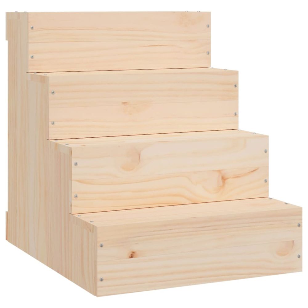 Escalier pour animaux de compagnie 40x49x47 cm bois de pin