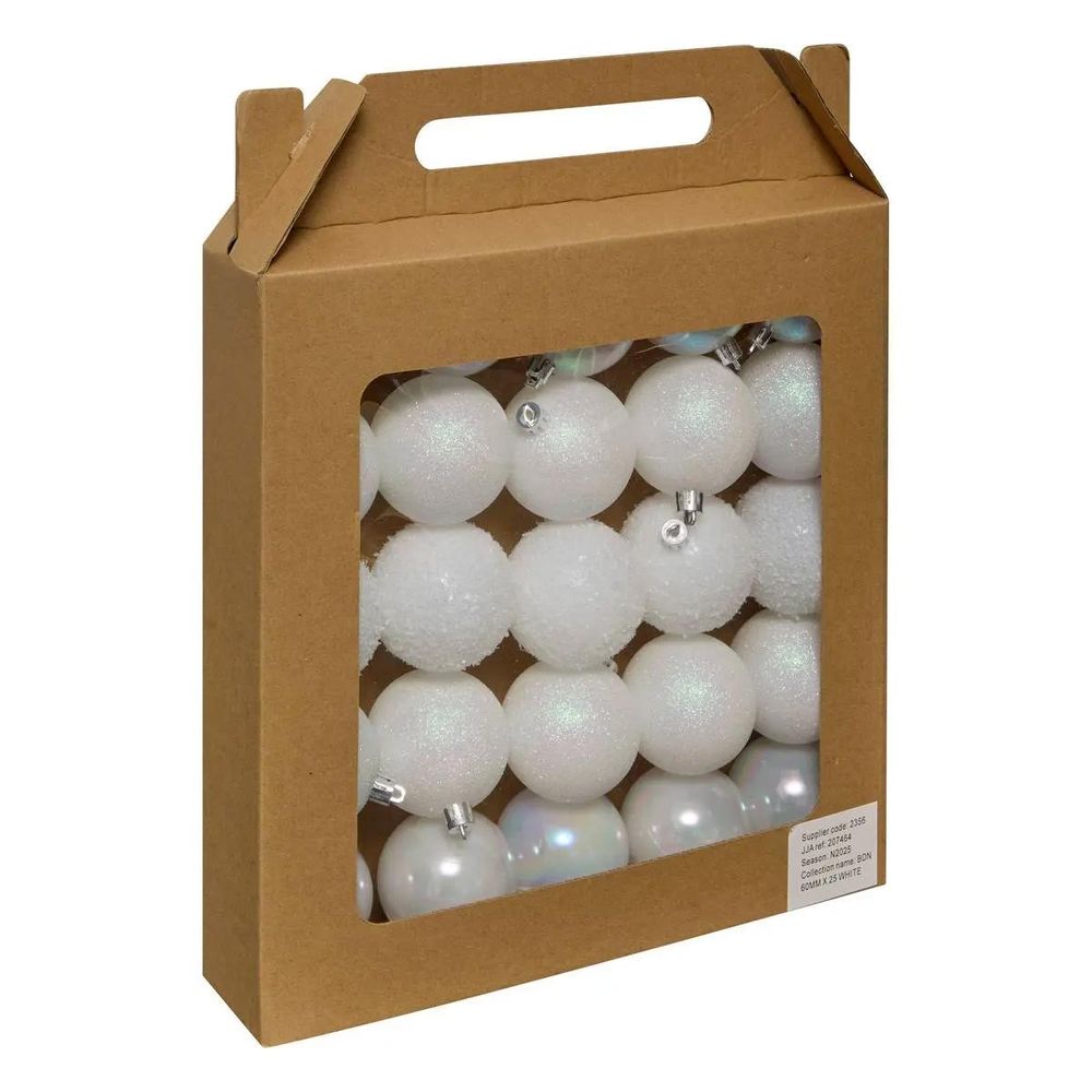 Lot de 25 boules de noël 