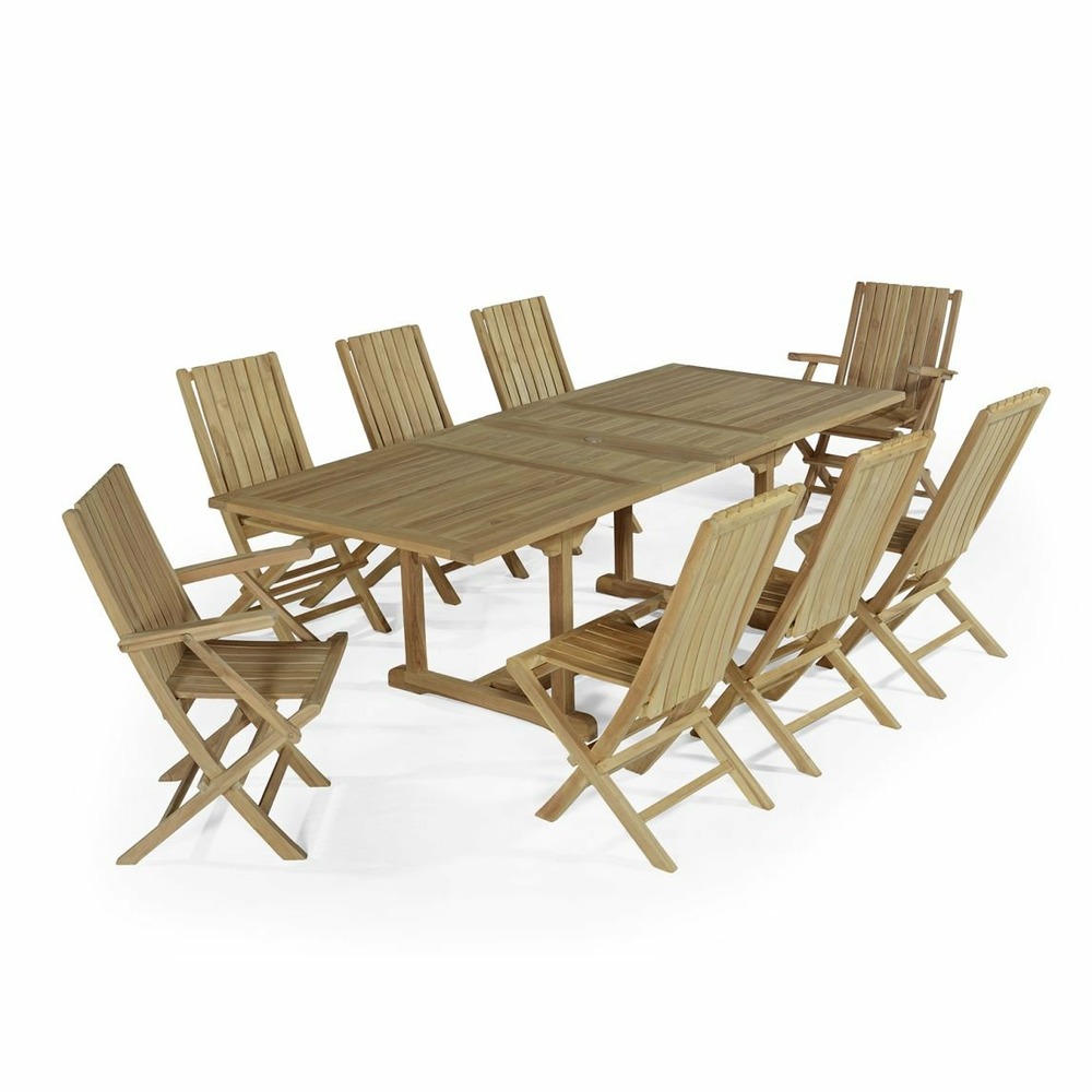 SALON DE JARDIN EN TECK PAMP 1-(848186)
