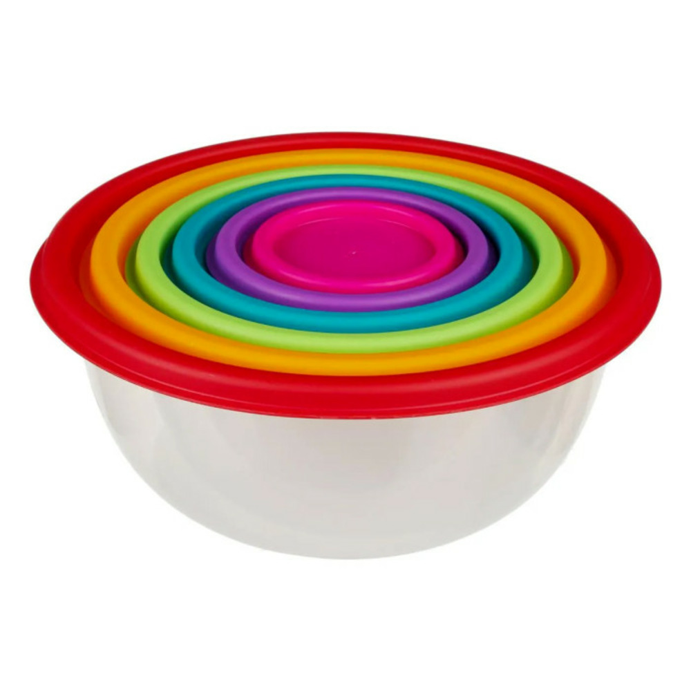 Lot de 6 boîtes de conservation rondes 