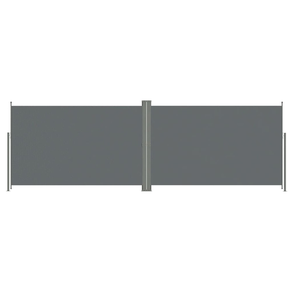 Auvent paravent store brise-vue latéral rétractable de patio jardin terrasse balcon protection visuelle écran 220 x 600 cm an