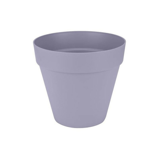 Pot de fleur - elho - loft urban rond - roues 50 - violet - l 49 x b 48.5 x h 45 cm - extérieur - 100% recyclé