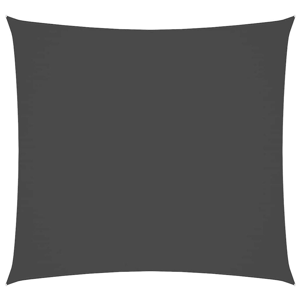 Voile de parasol tissu oxford rectangulaire 2,5x3 m anthracite