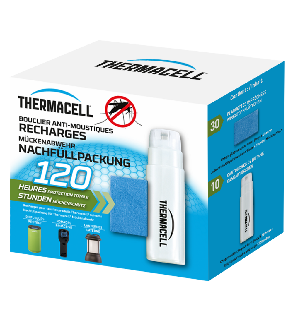 Ensemble de recharges 120h pour anti-moustiques thermacell