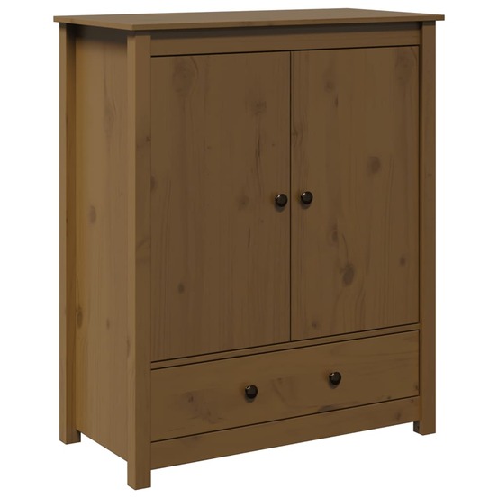 Buffet bahut commode armoire meuble de rangement organisateur cuisine salle de séjour salon 83 x 41,5 x 100 cm bois massif de