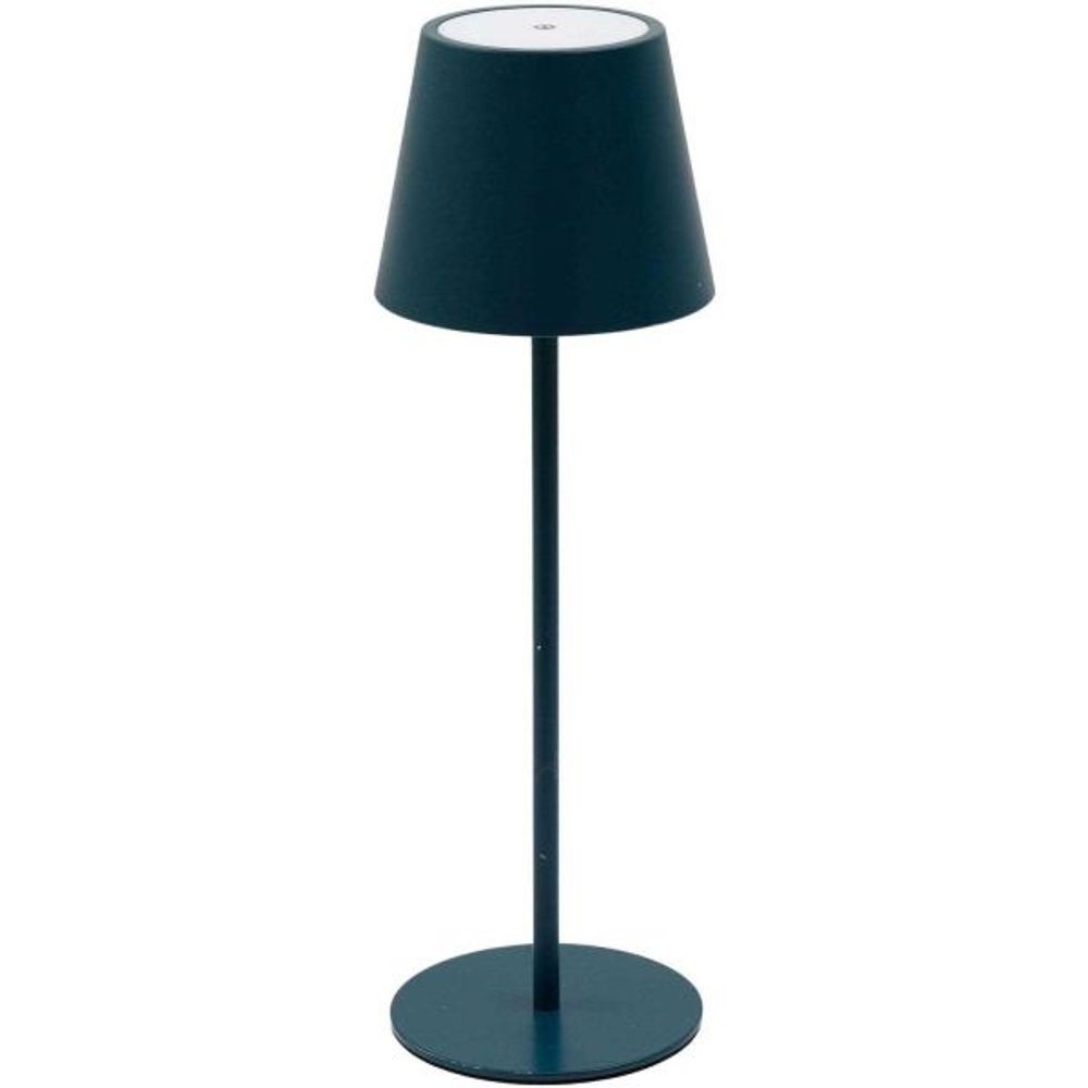 Lampe tactile intérieure extérieure led 36 cm bleu