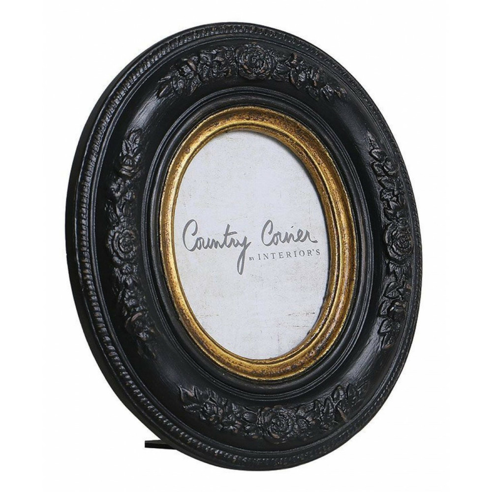 Cadre photo moulure mdf noir - interior's