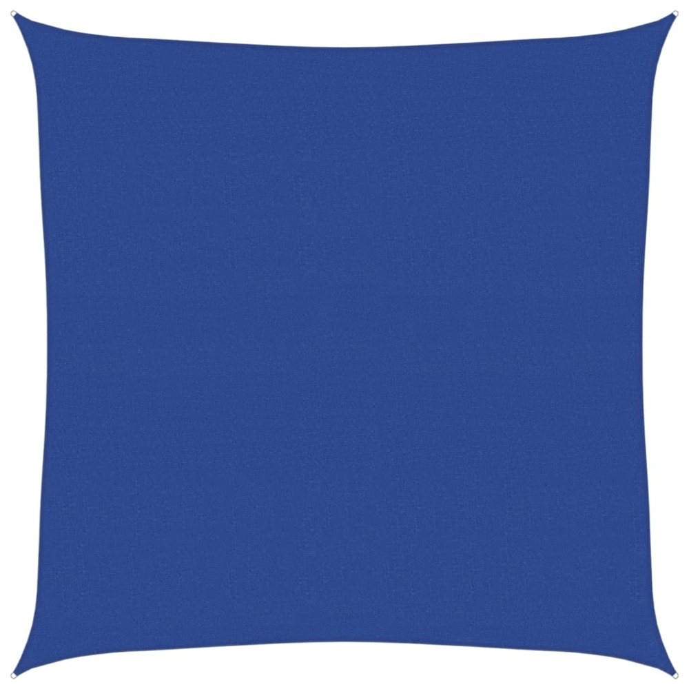 Voile d'ombrage 160 g/m² carré bleu 7x7 m pehd