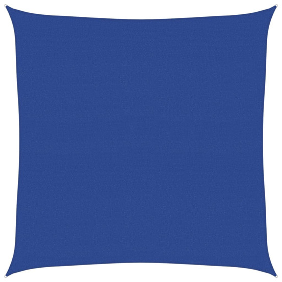 Voile d'ombrage 160 g/m² carré bleu 7x7 m pehd