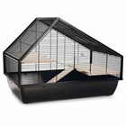 Cage pour rongeurs boas 76x46x57 cm noir