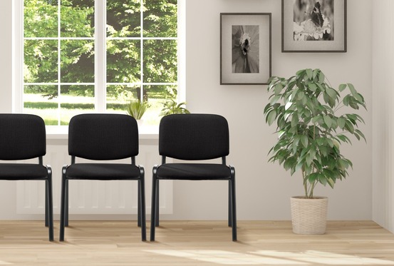 Chaise visiteur ken tissu