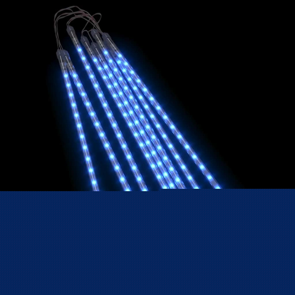 Guirlandes lumineuses 8 pcs 50 cm 288 led bleu