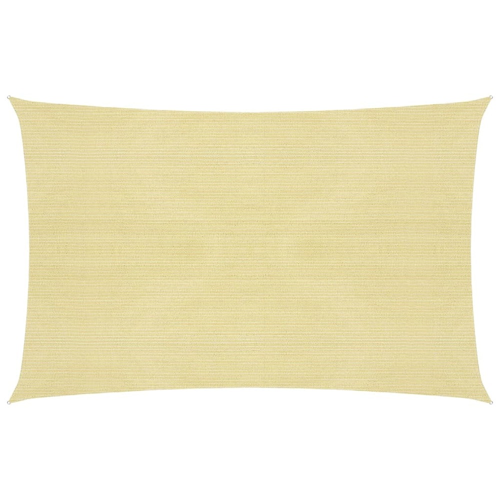 Voile d'ombrage 160 g/m² pehd 2,5 x 3,5 m beige