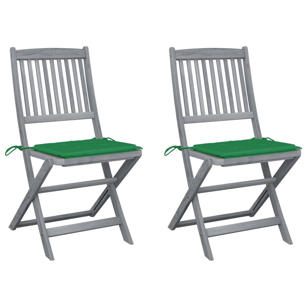 Chaises pliables d'extÃ©rieur 2 pcs