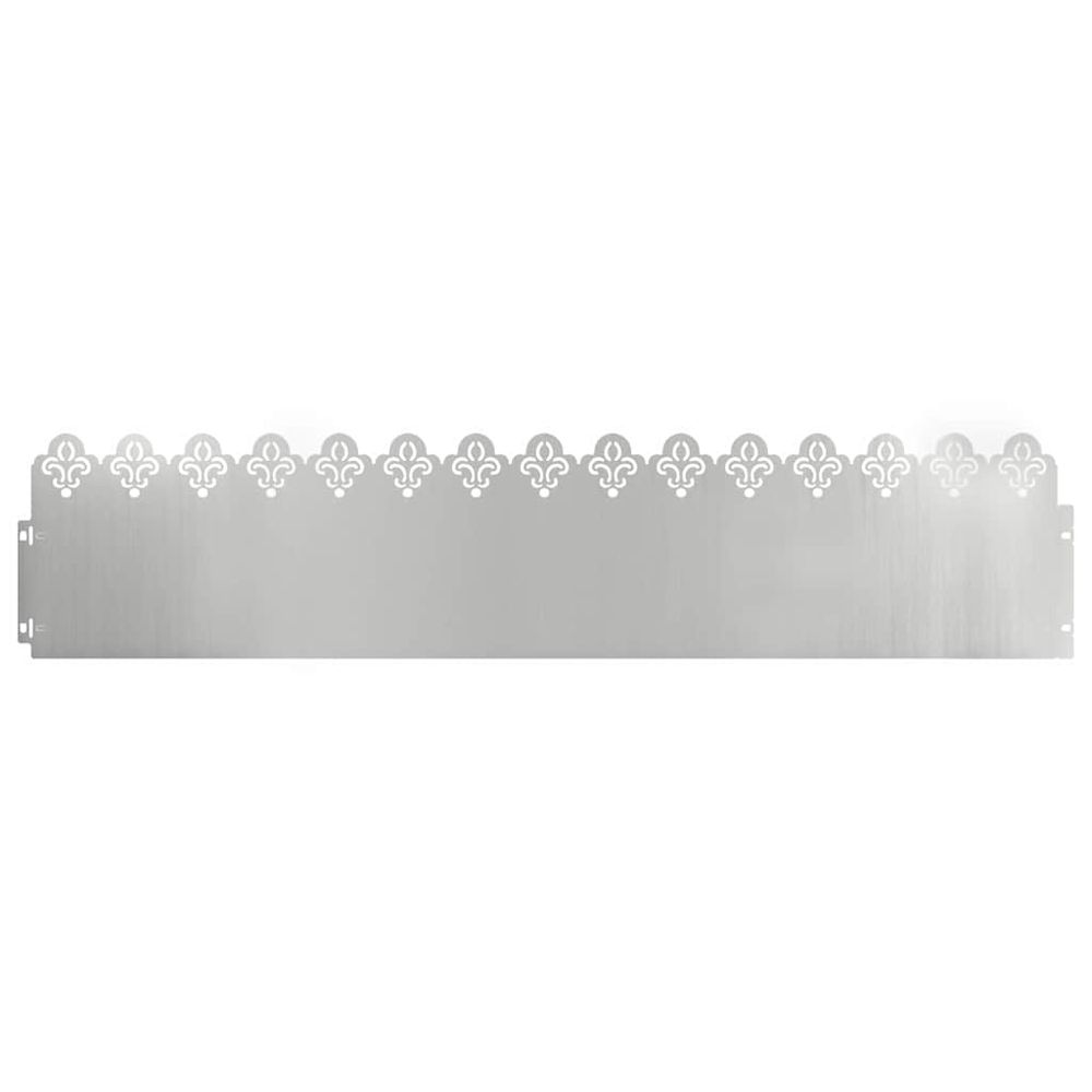Bordures de pelouse 30 pc 103 x 0,05 x 22 cm acier galvanisé