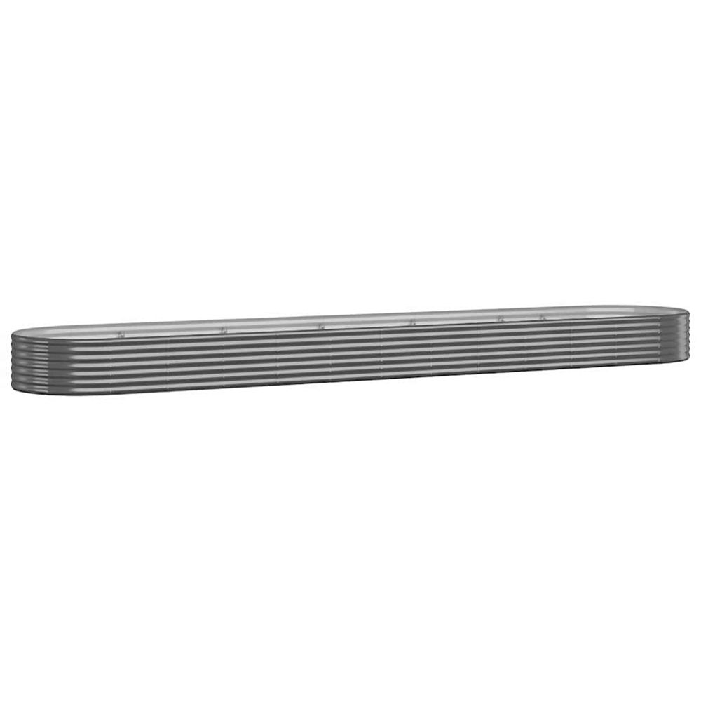 Lit surélevé de jardin acier galvanisé anthracite