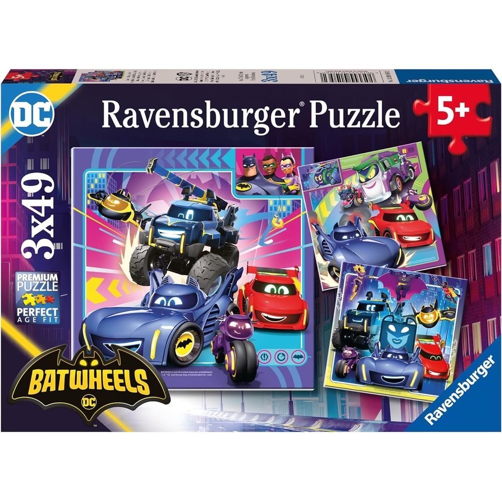 Puzzle appel à tous les batwheels 3x49 pcs